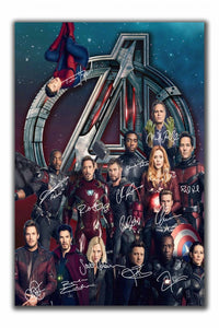 Avengers EndGame Cast - Limited Poster