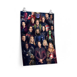 Avengers EndGame Cast - Limited Poster