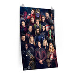 Avengers EndGame Cast - Limited Poster