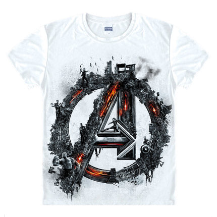 Avengers Symbol + Super Hero - T-Shirt